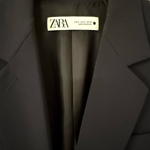 Zara Navy blue Blazer. - Picture 3 of 6